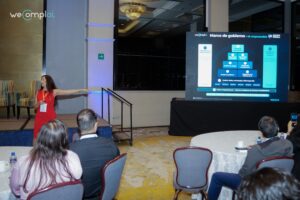 La CEO de weComplai durante su ponencia sobre IA ética y responsable en el CDO Day México 2026
