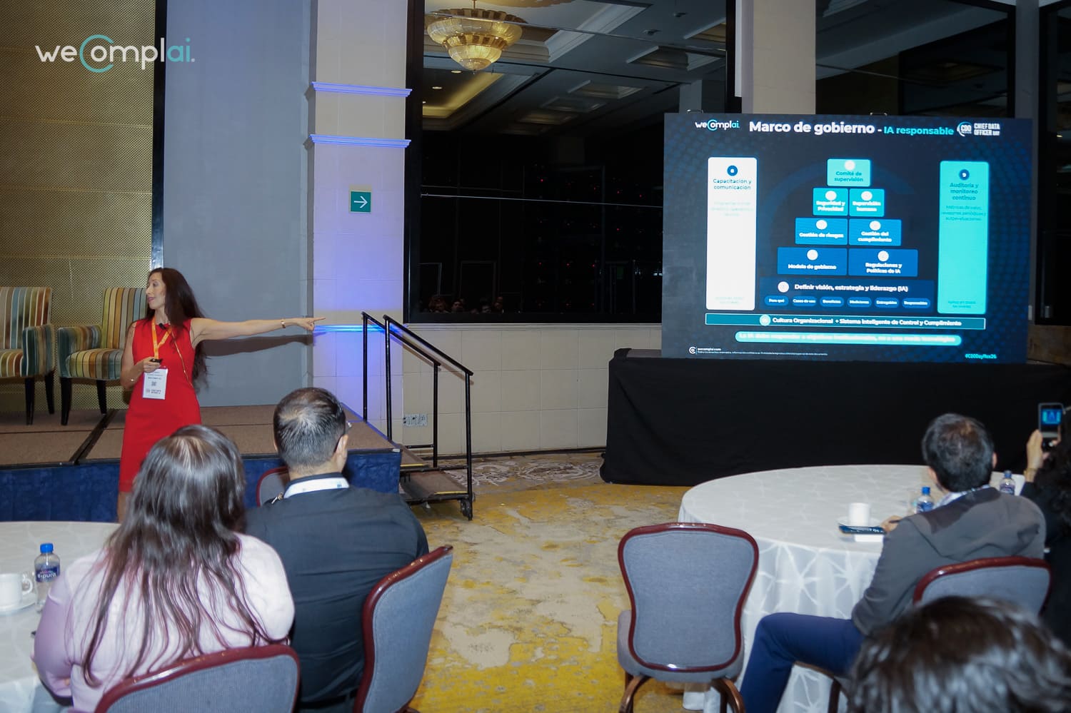La CEO de weComplai durante su ponencia sobre IA ética y responsable en el CDO Day México 2026