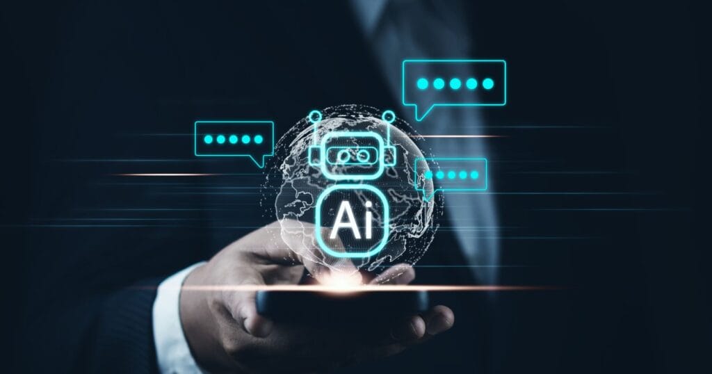 Red de nodos conectados representando agentes de IA aplicados al cumplimiento normativo en un panel de control
